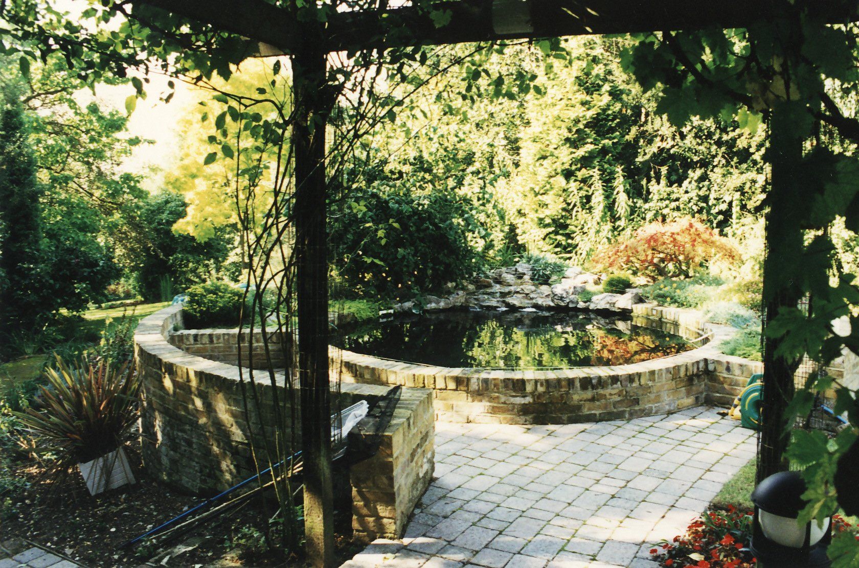 garden patio area
