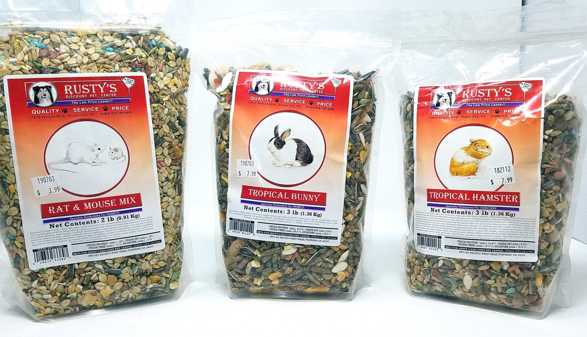 Small Animals Feeds — Studio City, CA — Rusty’s Discount Pet Center Small Animals Feeds — Studio City, CA — Rusty’s Discount Pet Center