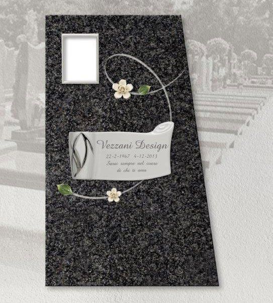 Lapide con incisione personalizzata vezzani design 12