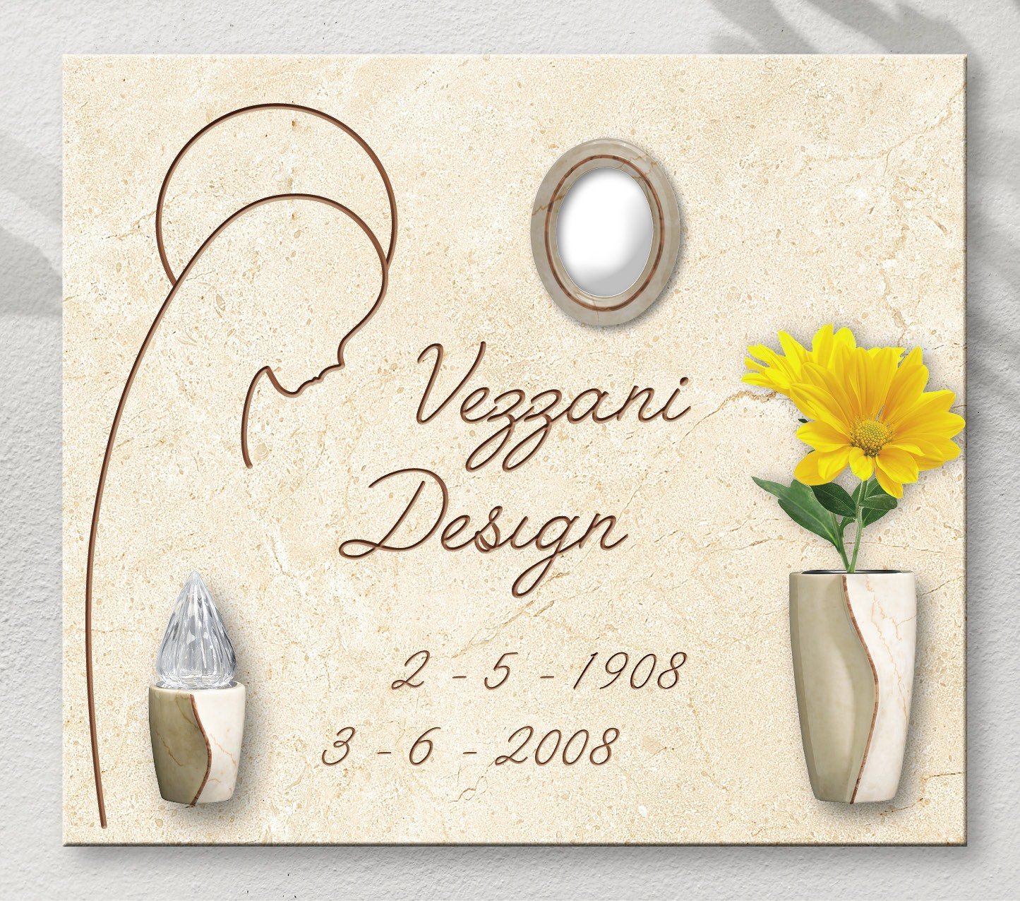Loculo con incisione personalizzata vezzani design 27