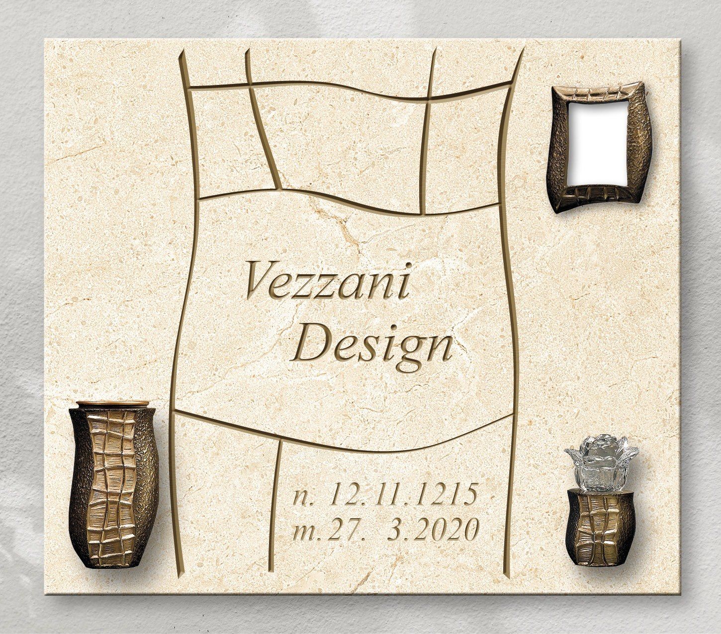 Loculo con incisione personalizzata vezzani design 33