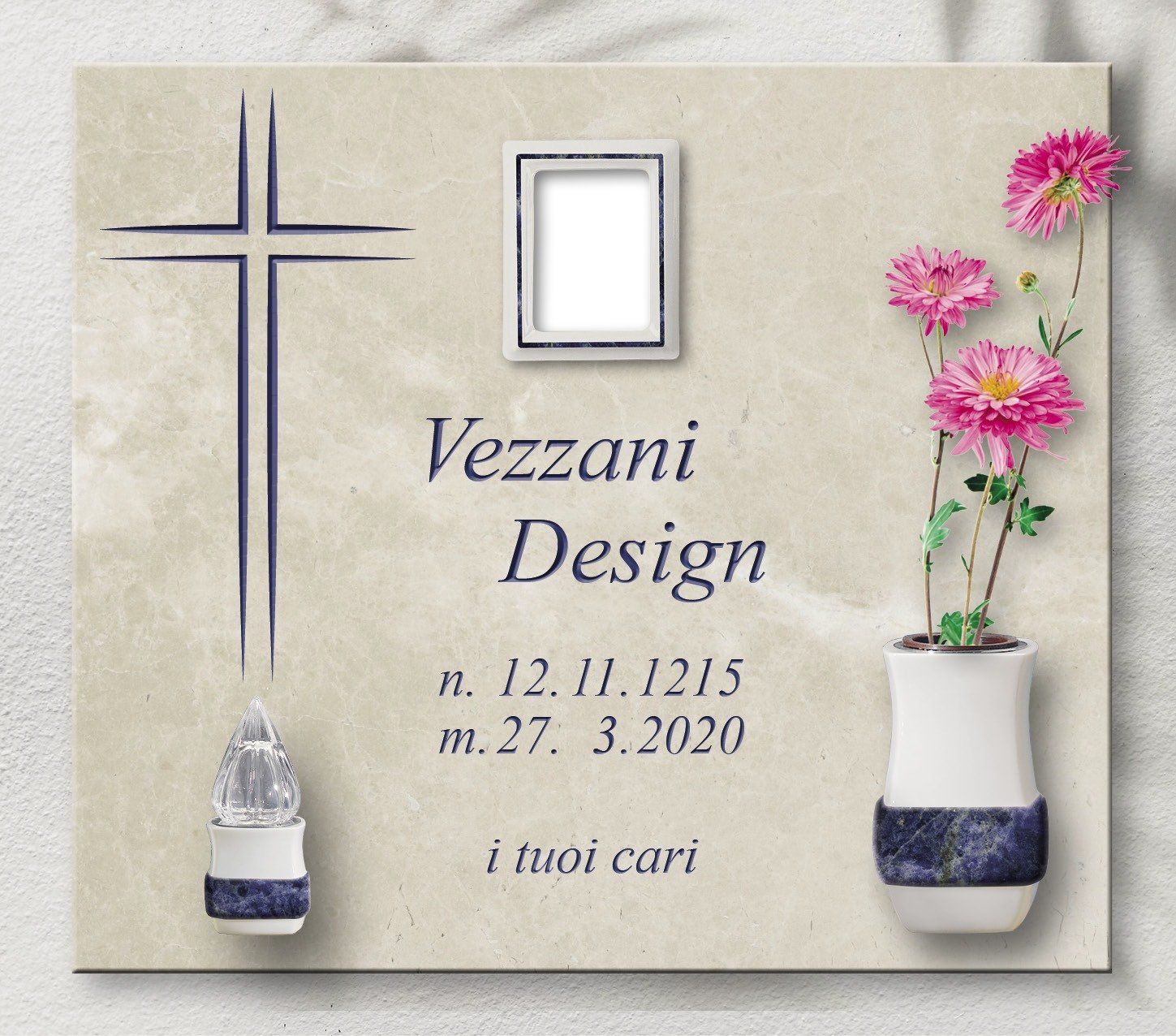 Loculo con incisione personalizzata vezzani design 35