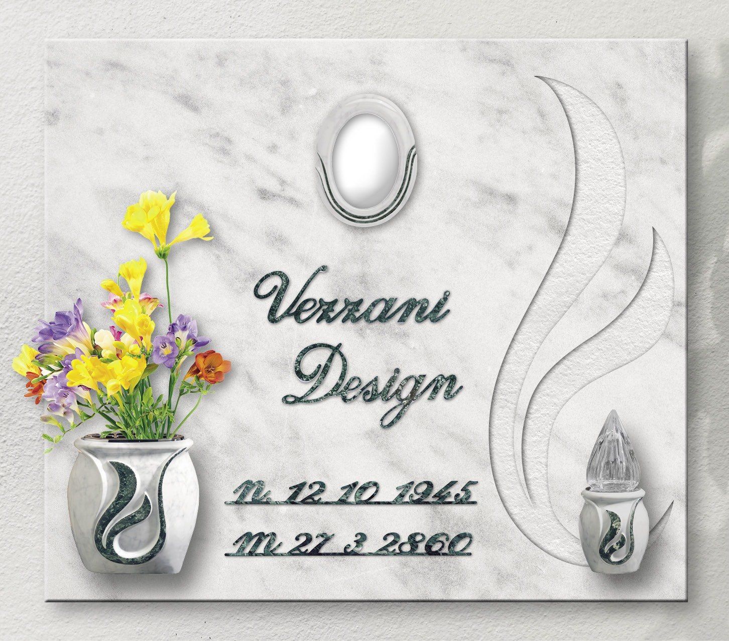 Loculo con incisione personalizzata vezzani design 39