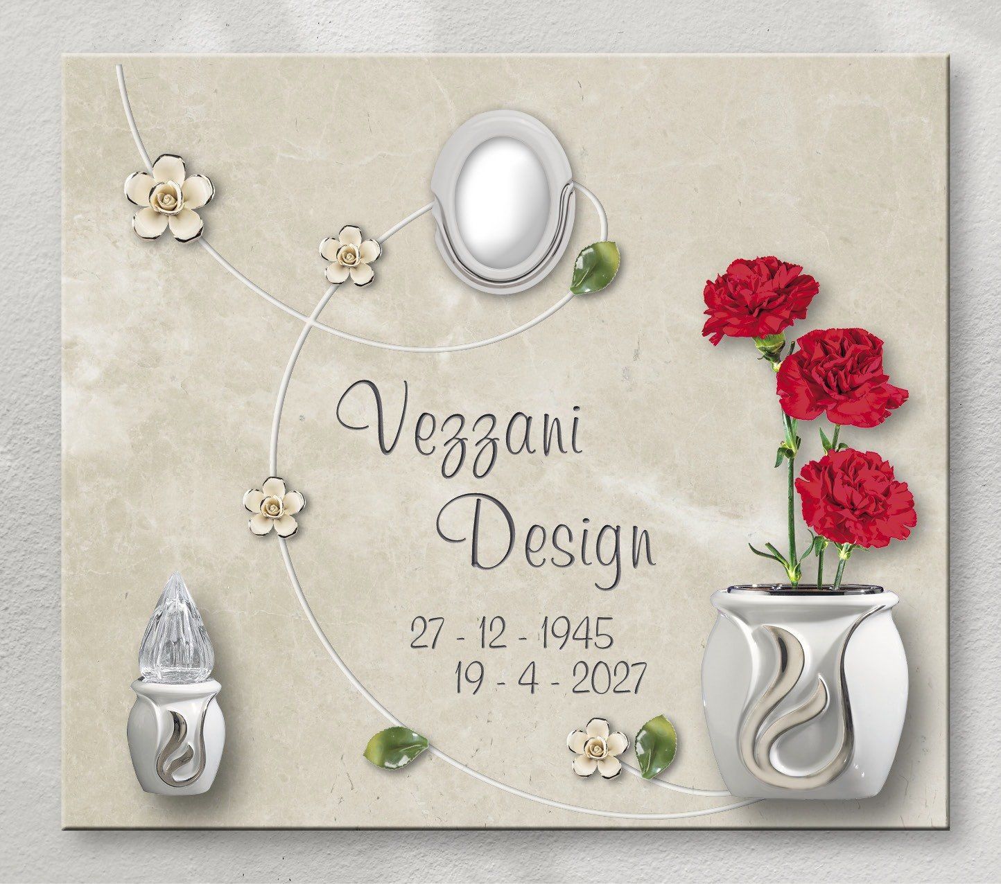 Loculo con incisione personalizzata vezzani design 3
