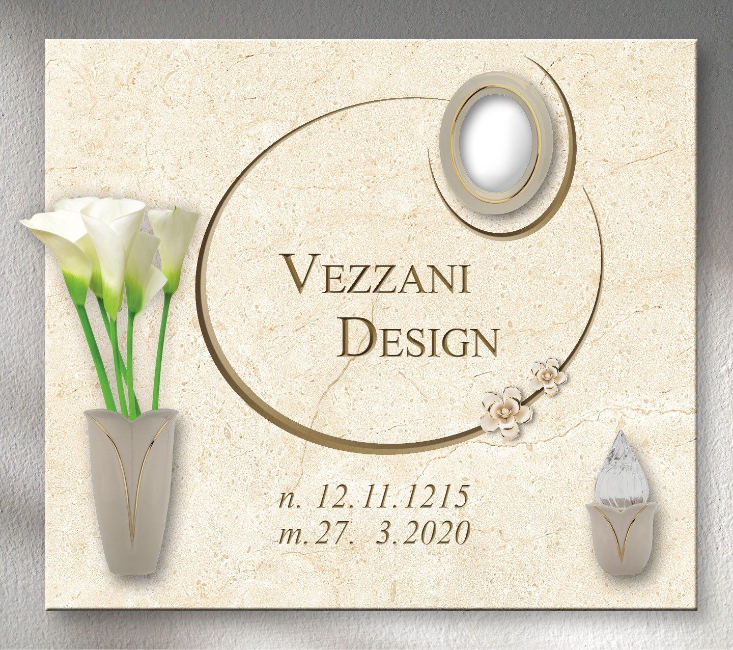 Loculo con incisione personalizzata vezzani design 7