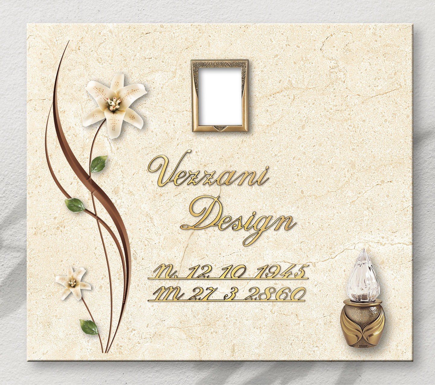Loculo con incisione personalizzata vezzani design 9