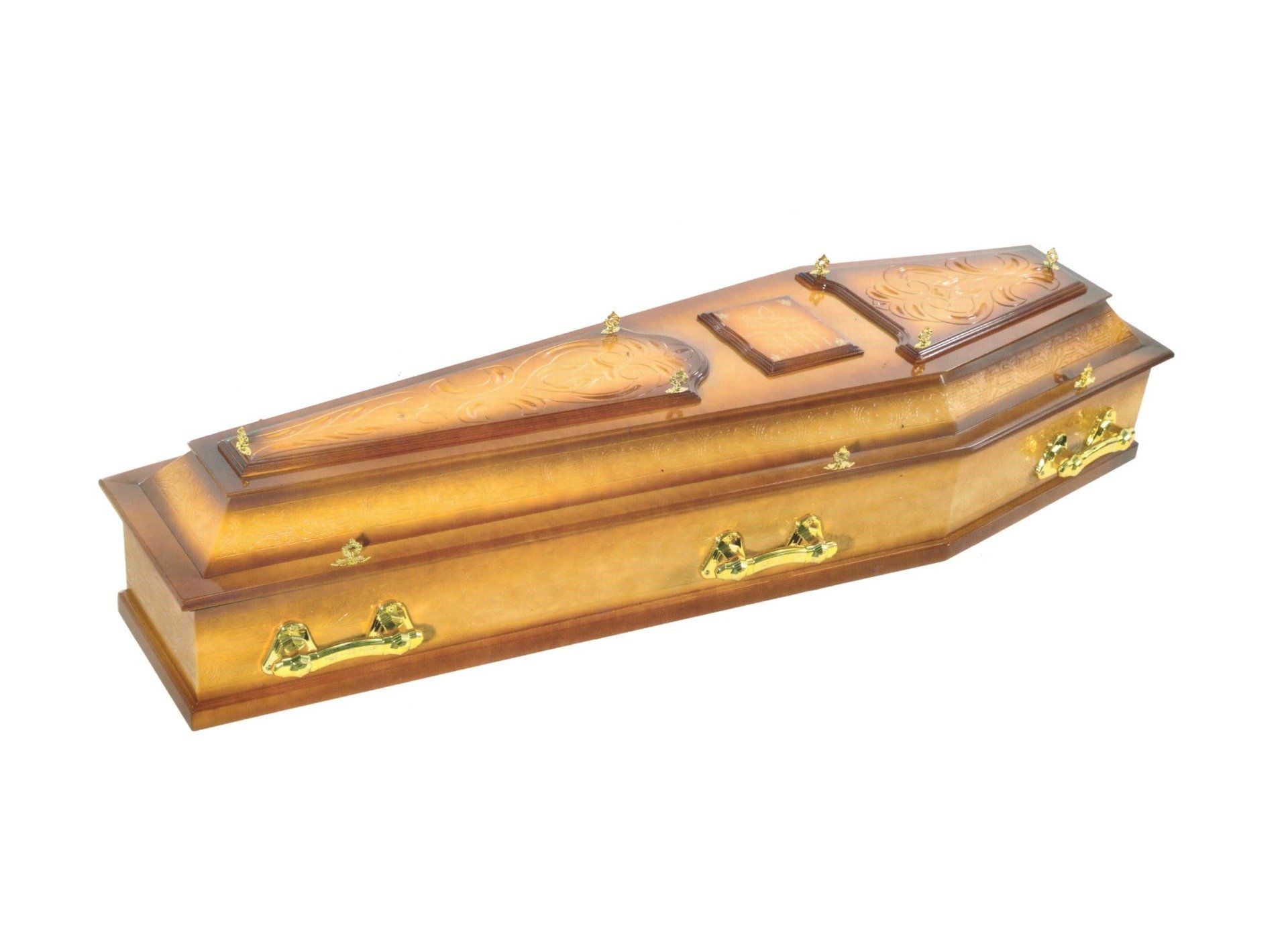 Urna Luxo 2 - luxo com visor, sobre tampa, bíblia e alça varãozinho Urna luxo 2 - Funerária Central
