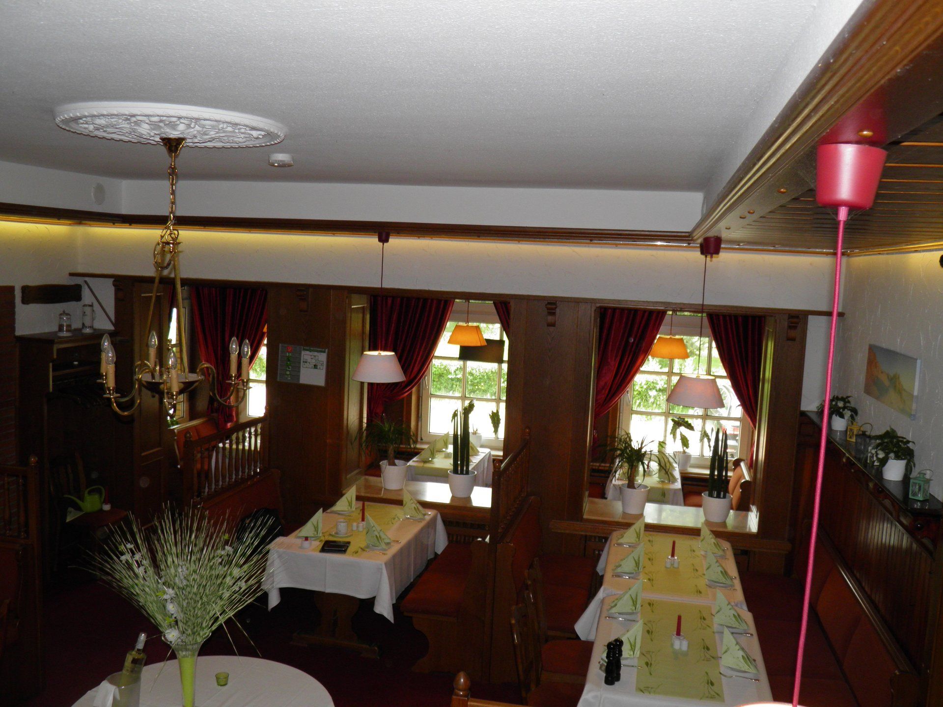 Tische im Hotel und Restaurant Fährhaus Ziehl