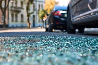 Shards of Car Glass on the Street — Chicago, IL — Chase and Werner, Ltd. Shards of Car Glass on the Street — Chicago, IL — Chase and Werner, Ltd.
