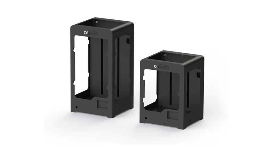2 comparison 3d printer steel body in different size