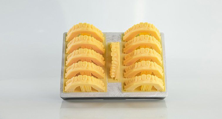 A platform able to print 11 dental model prototype by 1 go