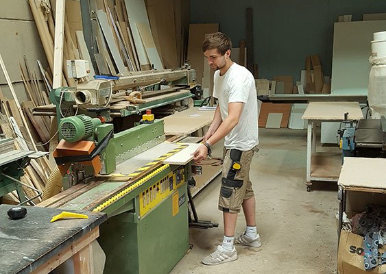 person working, carpentry