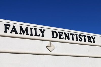Family Dentist Sign — Family Dental Office in Harvard, IL Family Dentist Sign — Family Dental Office in Harvard, IL