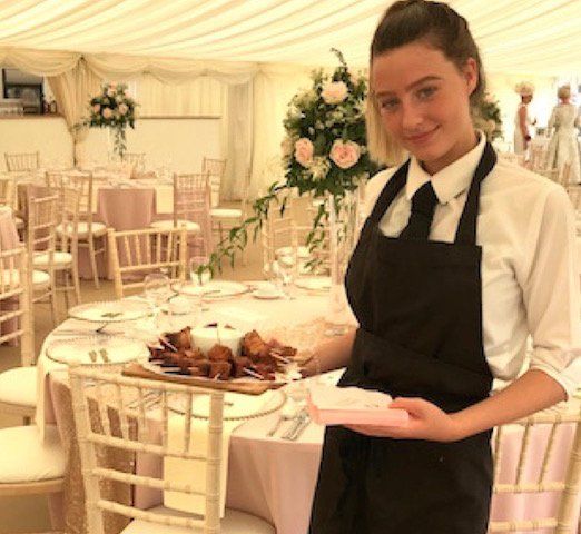 Waiting staff at Cartner Catering Attentive but unobtrusive staff at Cartner Catering