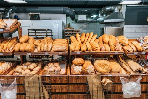 bakery food in store