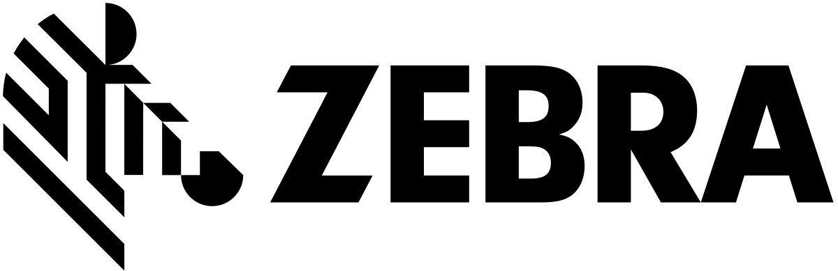 Logo zèbre : Dessin en noir et blanc d’une tête de zèbre et du mot « ZEBRA » en caractères gras sans empattement.