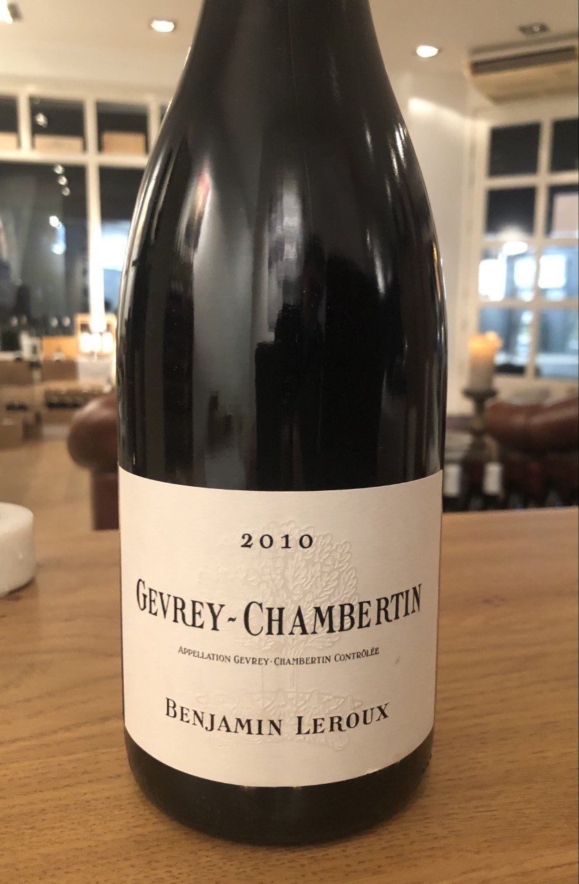 Benjamin Leroux gevrey chambertin