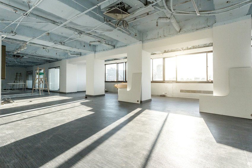 interior of a commercial building