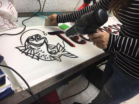 Realizzazione di uno striscione