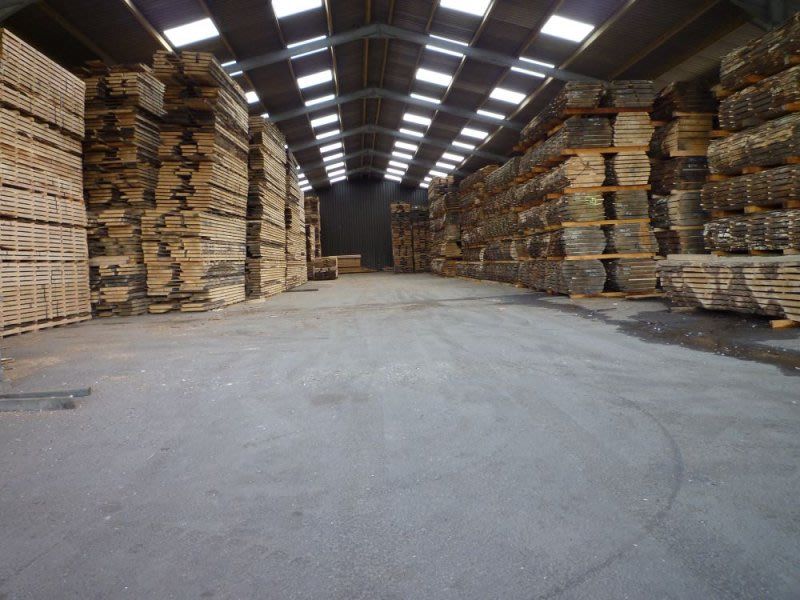 Large timber warehouse