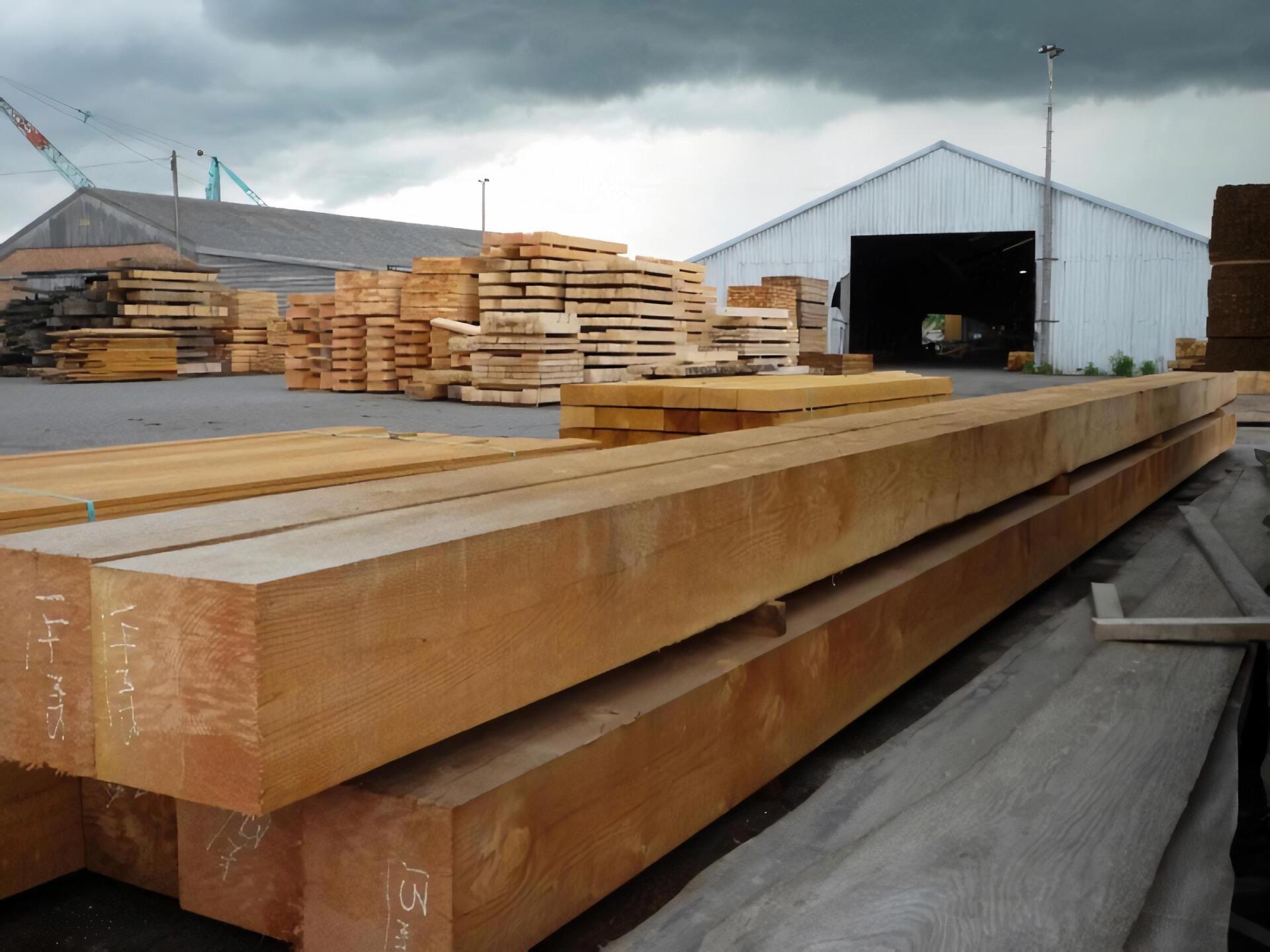 Large timber beams