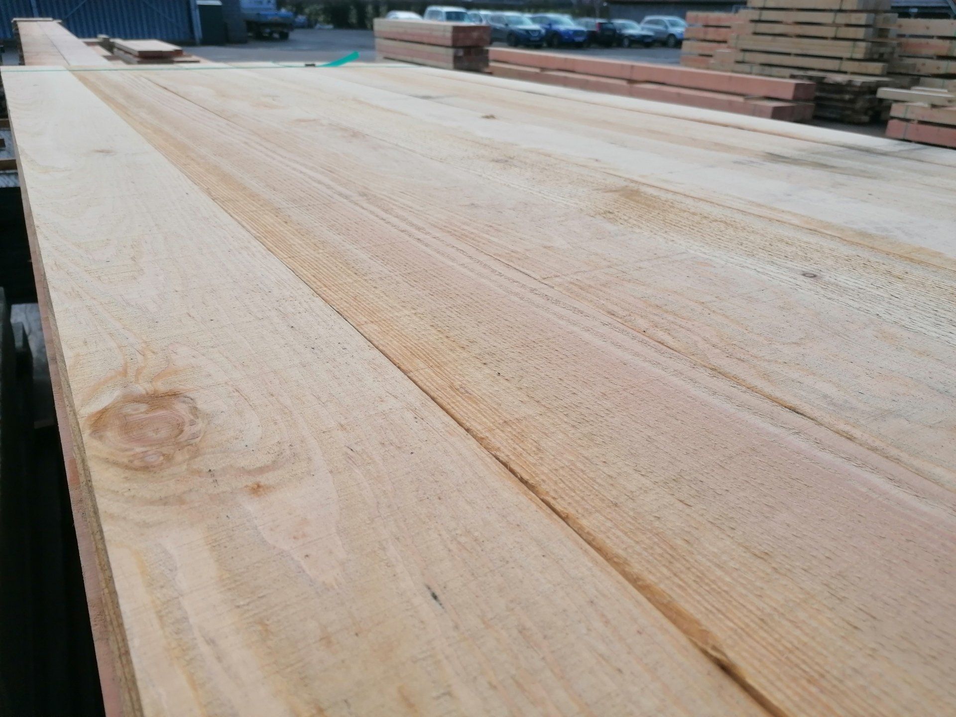 Fresh sawn Larch