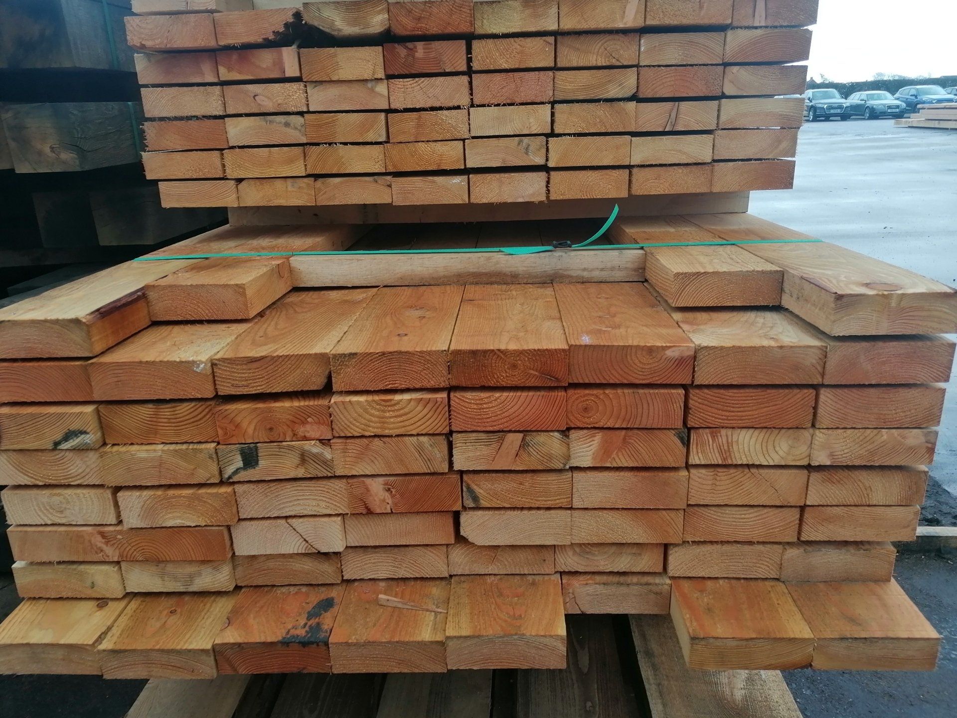Fresh sawn Larch