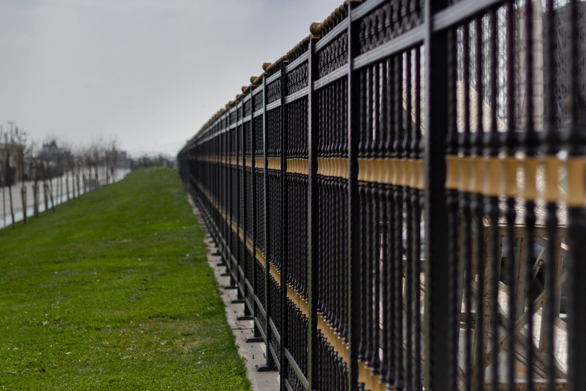 Outside of Metal Fence — Aromas, CA — Central California Ornamental Iron