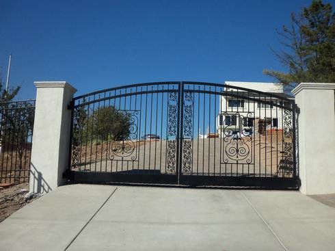 Residential Gate — Aromas, CA — Central California Ornamental Iron Residential Gate — Aromas, CA — Central California Ornamental Iron