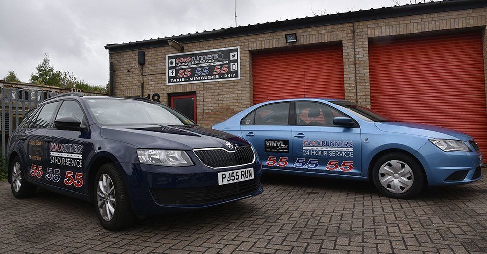 Some of RoadRunners Taxis' Vehicles