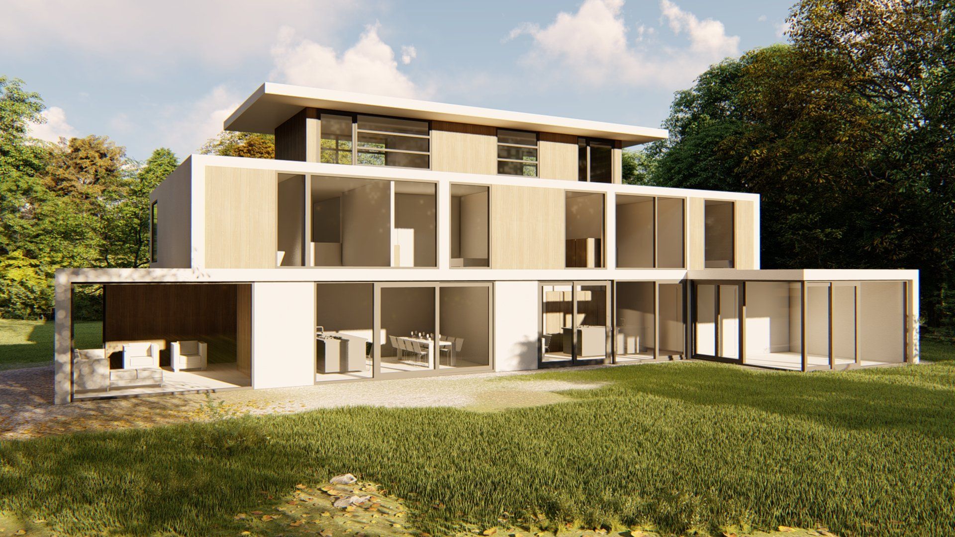 Ontwerp, Duurzame woning, De architecten van Nu, modern, Huizenhoog, houtbouw, CLT, HSB