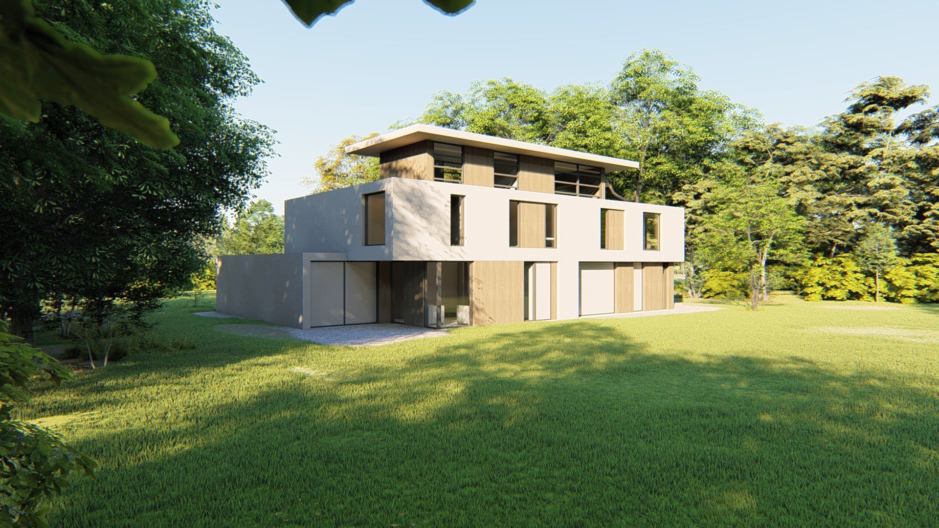 Ontwerp, Duurzame woning, De architecten van Nu, modern, Huizenhoog, houtbouw, CLT, HSB
