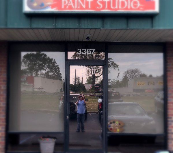 Professionally Fast Tinted Glass Prattville — Paint Studio Tinted Glass Door in Prattville, AL Professionally Fast Tinted Glass Prattville — Paint Studio Tinted Glass Door in Montgomery, AL