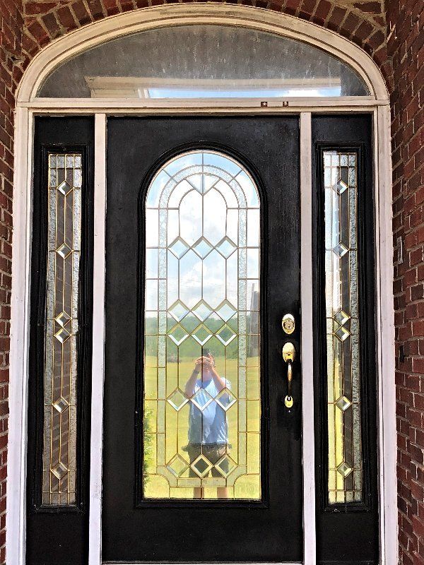 Office Tinting — Black Tinted Door in Montgomery, AL Office Tinting — Black Tinted Door in Montgomery, AL
