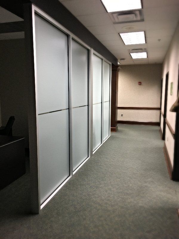 Interior Office Tinting Wetumpka — Office Hallway in Wetumpka, AL Commercial Tinting Wetumpka — Office Hallway in Wetumpka, AL
