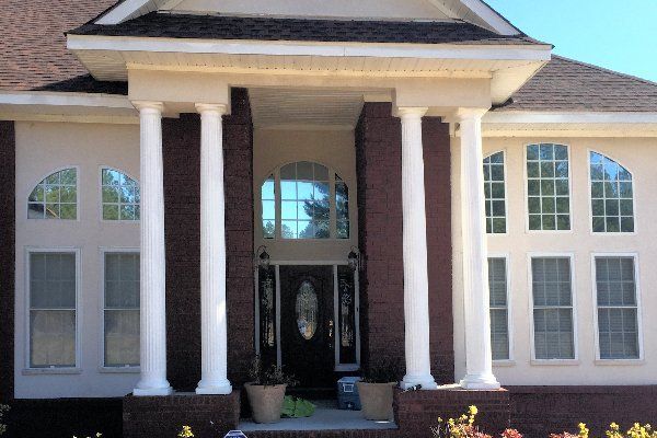 Residential Tinting Tallassee — Brown House with Tinted Windows in Tallassee, AL Residential Tinting Tallassee — Brown House with Tinted Windows in Montgomery, AL
