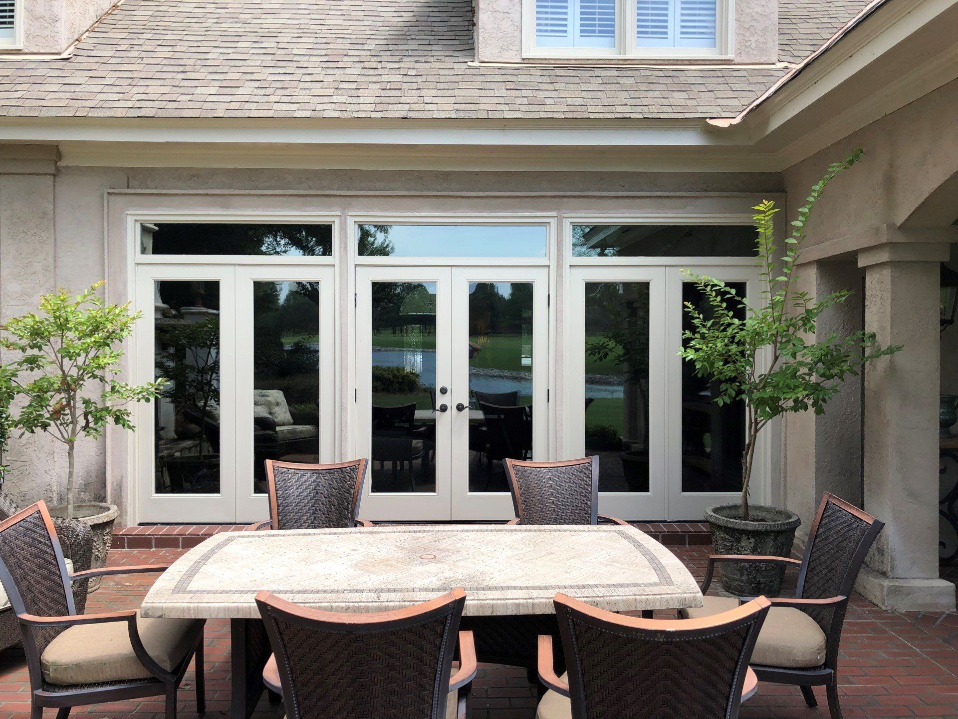 Professional tinting service for residential - UV Crystal Clear Tint installed in Montgomery, AL