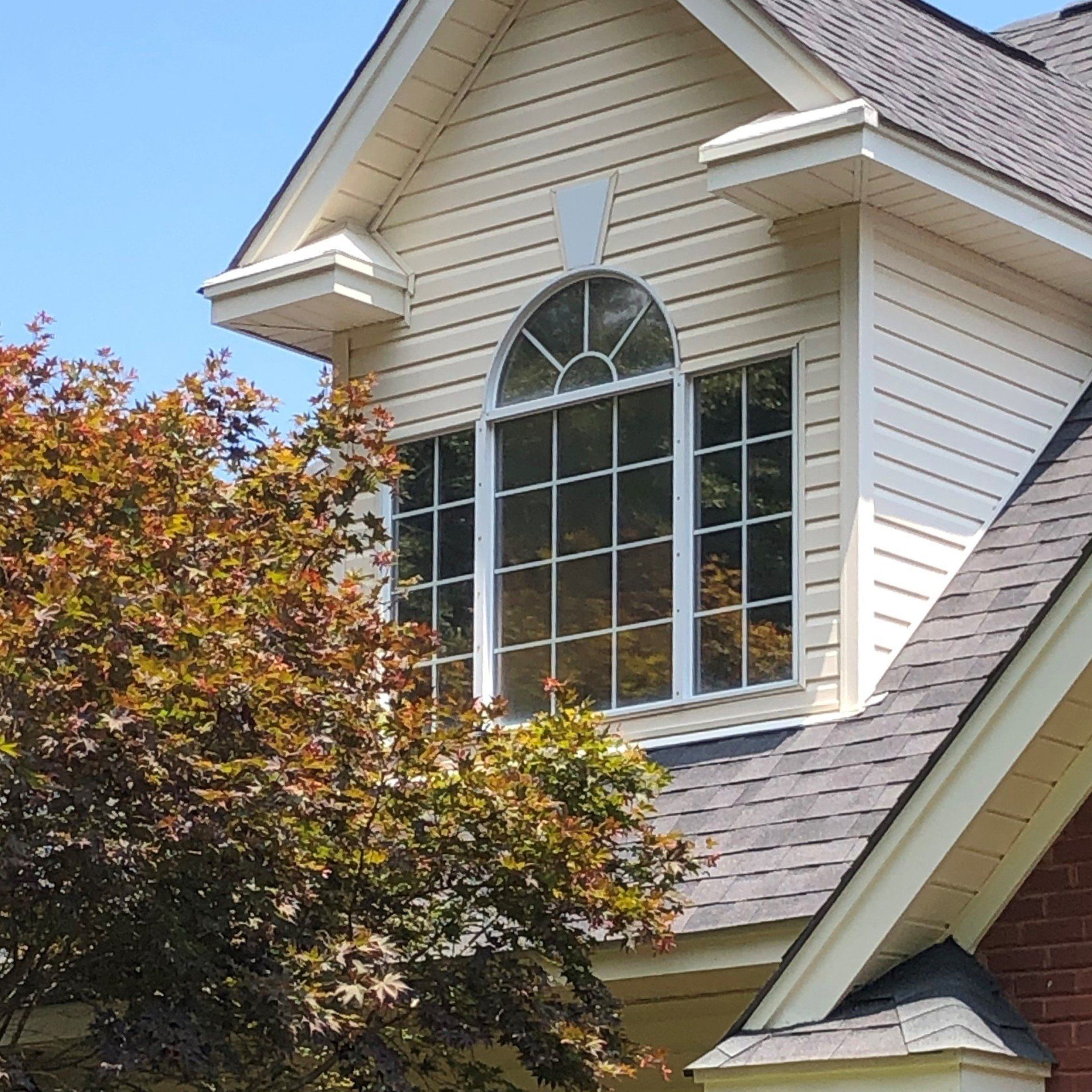 Drag left to see window after 85% Heat Blocked. Drag Right to see before Bright Glare was Cut upon SPF Tint Installation in Central Alabama on 7.26.2019