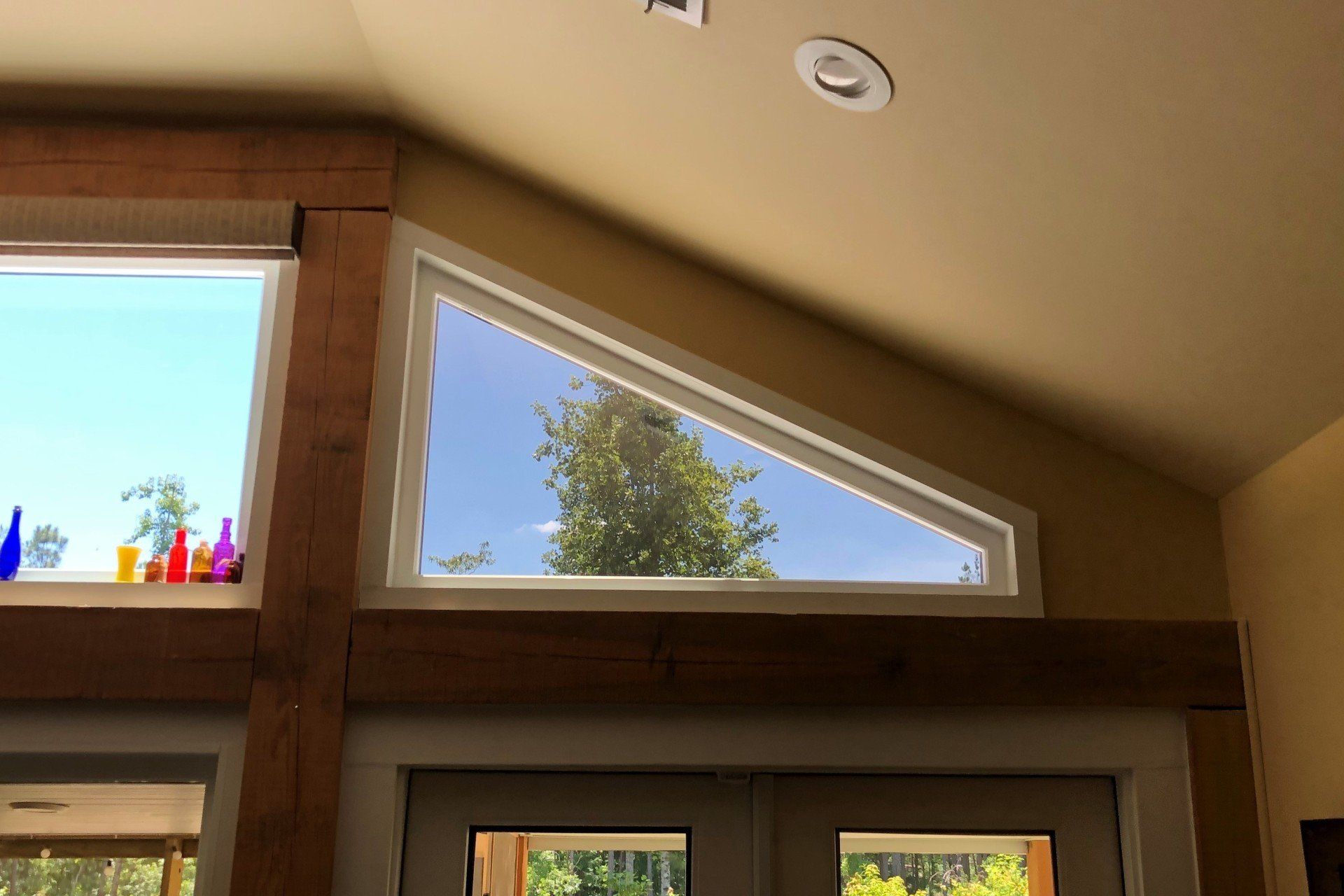 Professional home tinting on 6.14.2019 - Transom Window Tinted in Kellyton, AL Transom Window Tinted in Kellyton, AL