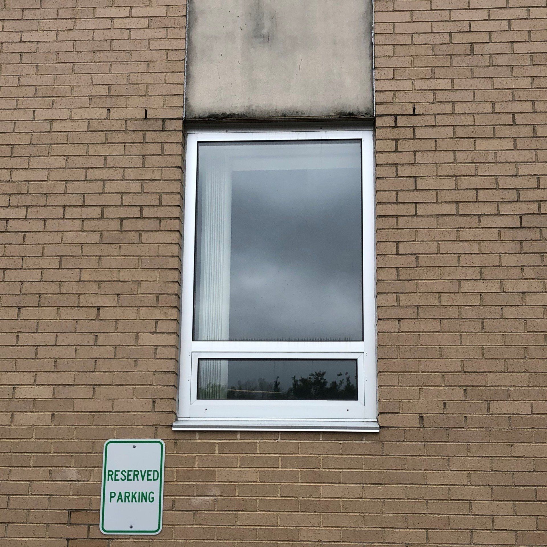 Before tint installed at Prattville Jail in Prattville, AL