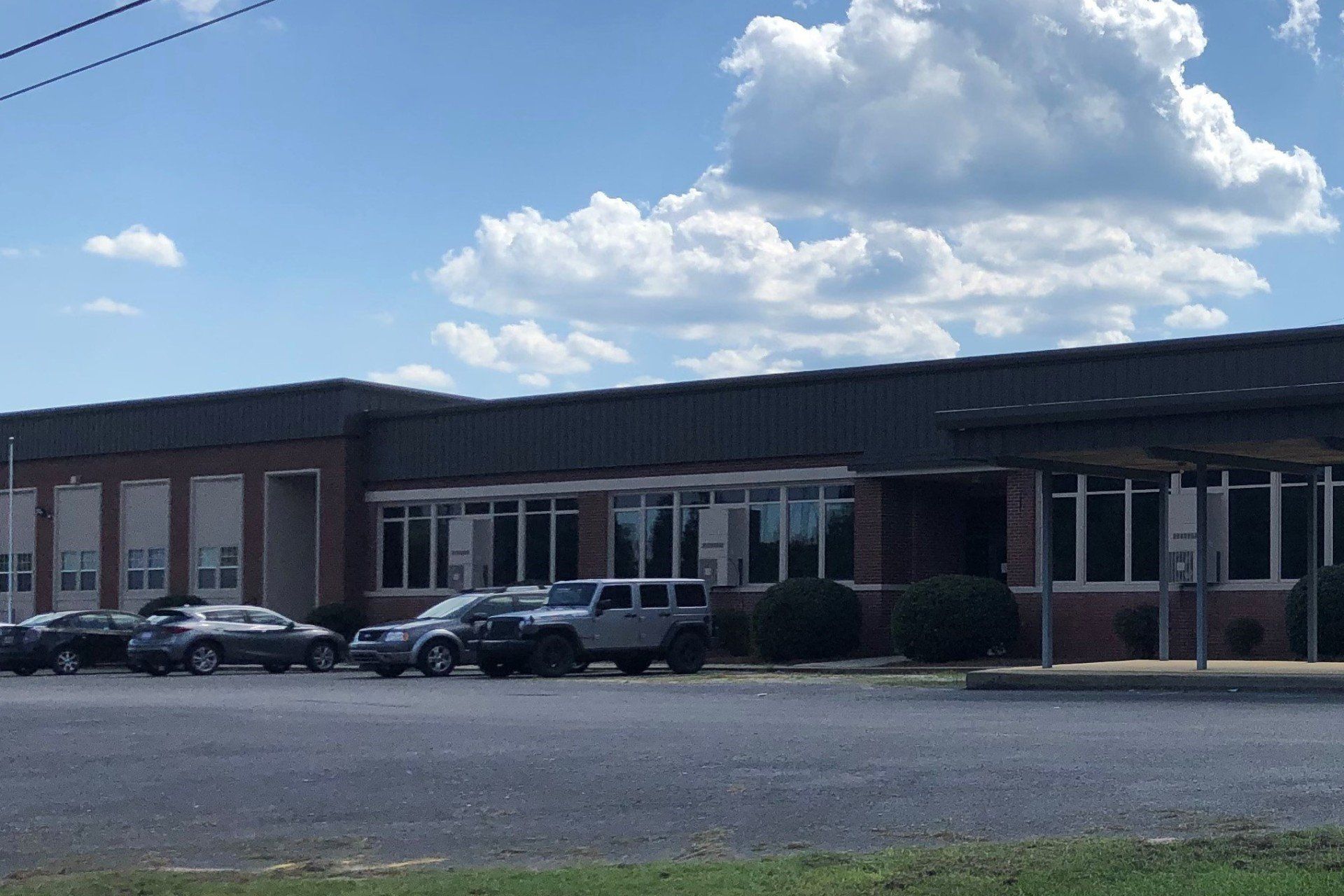 Window tinting service at school in Jemison - energy efficiency was gained along with privacy on 8.15.2019 in Jemison, AL