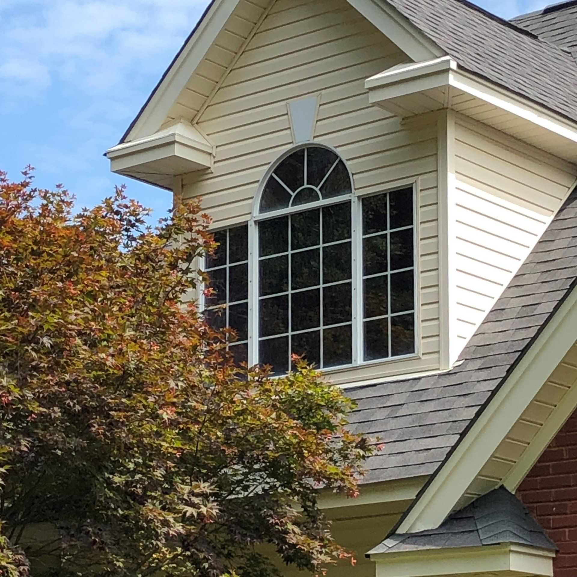 Drag left to see 85% Heat Rejection. Drag Right to see the window exterior view before harmful UV was cut upon SPF Tint Installation in Central Alabama on 7.26.2019