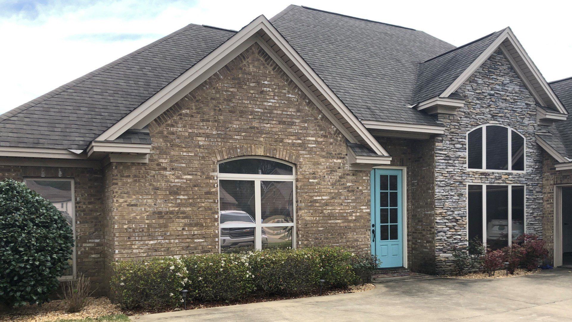 home window tinting in Prattville AL - SPF Platinum Home Tint stops temperature transfer adding privacy in Prattville, AL