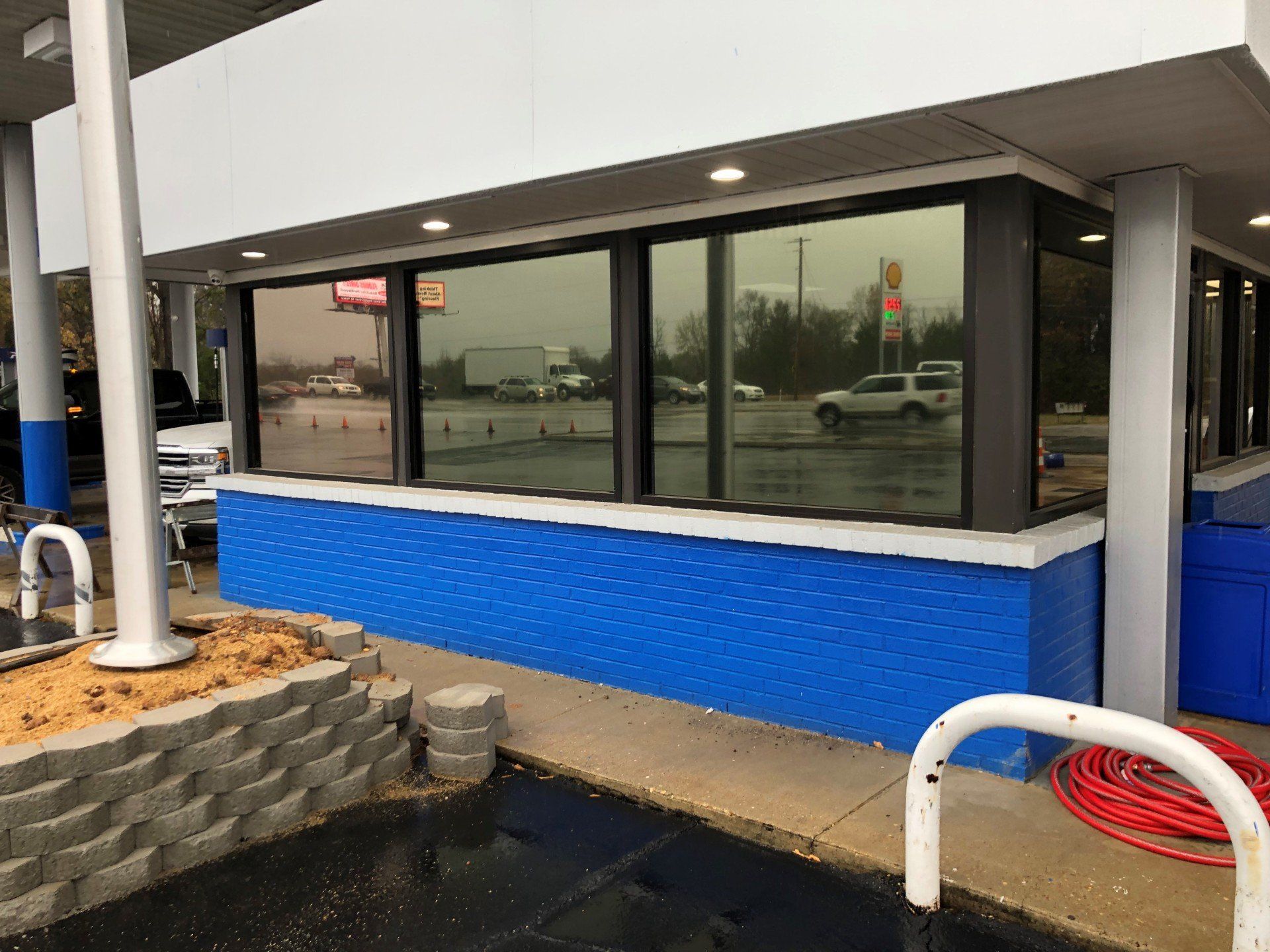 Professional business window tinting service in Wetumpka AL - Office storefront tinted on 12.13.2019 in Wetumpka, AL