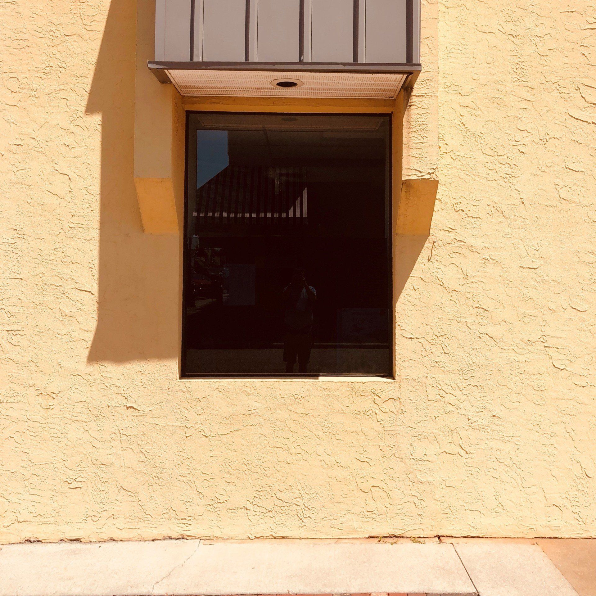 business storefront tinting in Enterprise AL - Before office windows were SPF tinted on 7-16-2020 in Enterprise AL