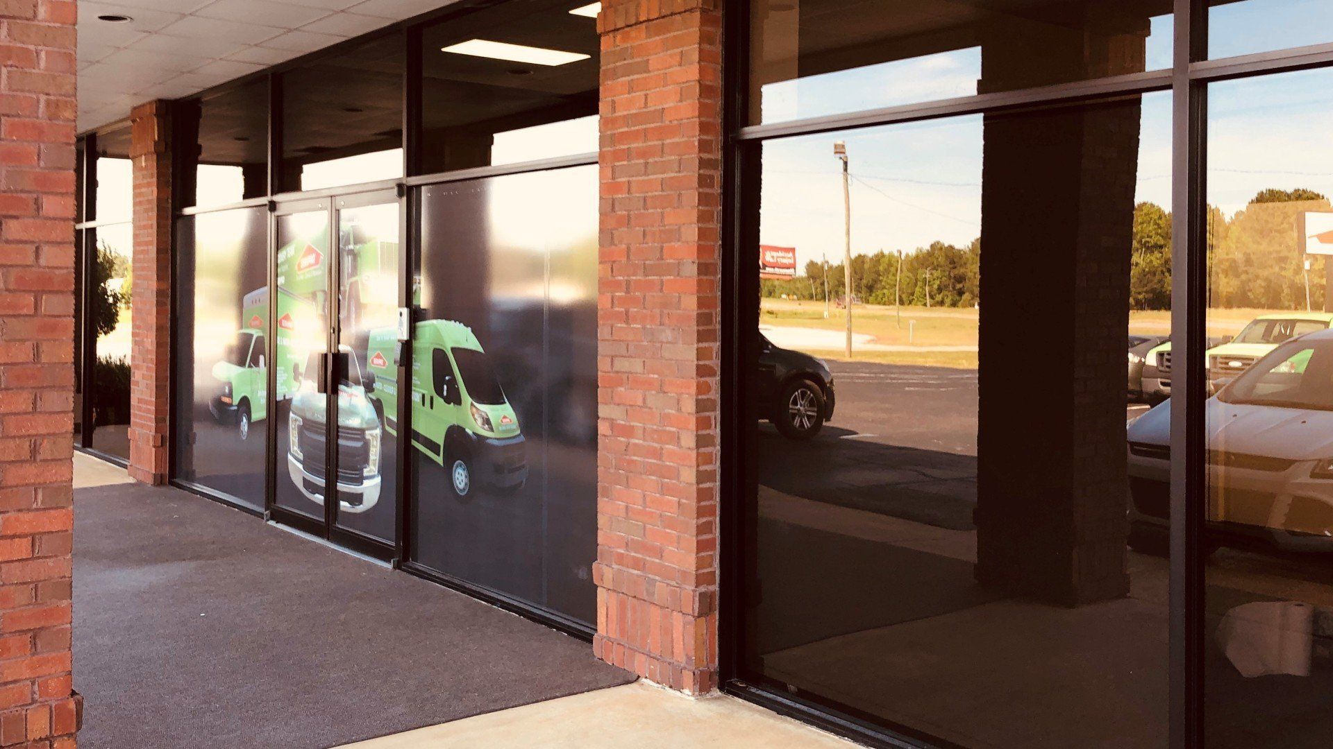 professional tint for home or office in Montgomery AL - office window tint blocking heat and glare in Montgomery, AL