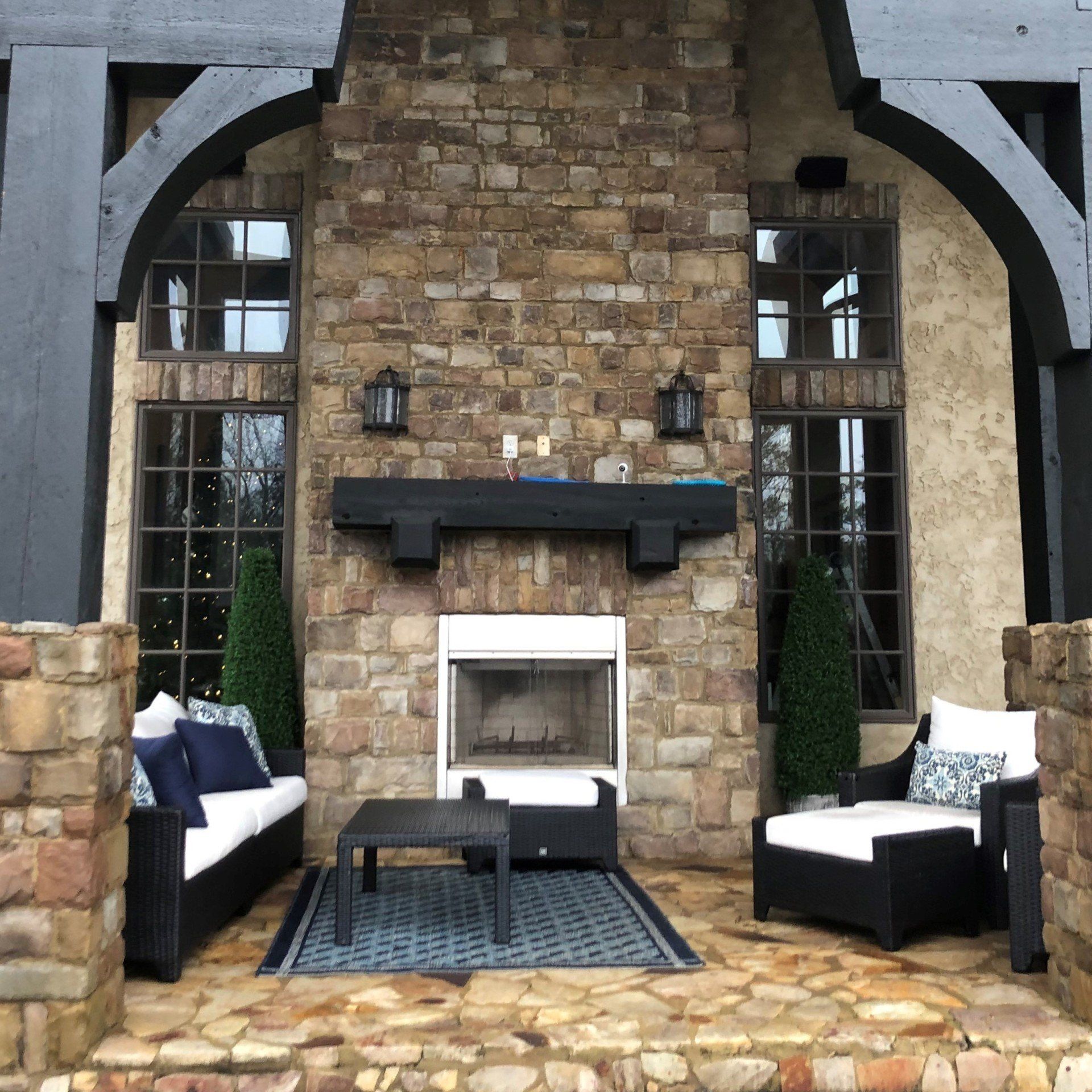 Professional tinting service for residential windows in Prattville AL - Bright Sun Glare was preventing the full enjoyment inside this Prattville home before spf tint installed on 1.15.2020