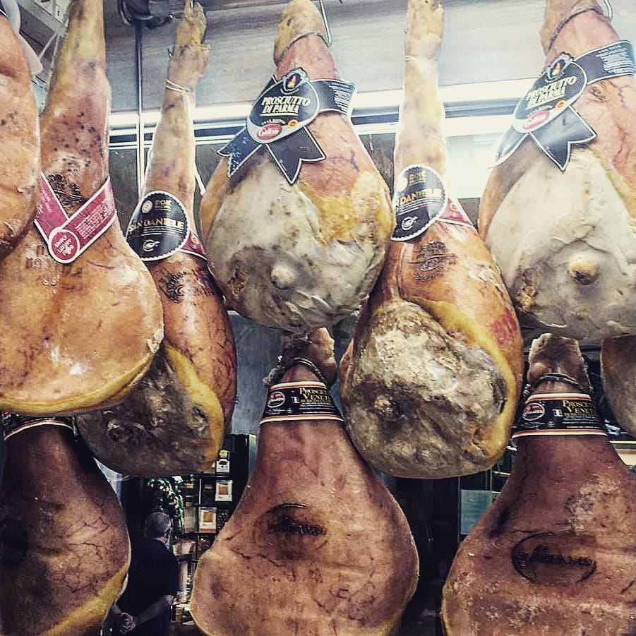 selezione di prosciutto crudo