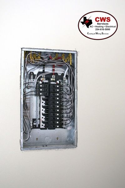 Circuit Box On The Wall — Killeen, TX — CWS Services Circuit Box On The Wall — Killeen, TX — CWS Services