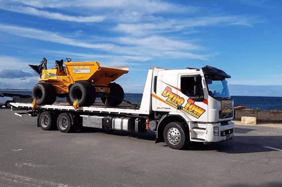 dyno tow truck towing volvo one